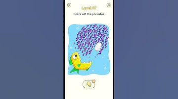 Dop 2 : Delete on part : Scare  off  the predator : solution level 97