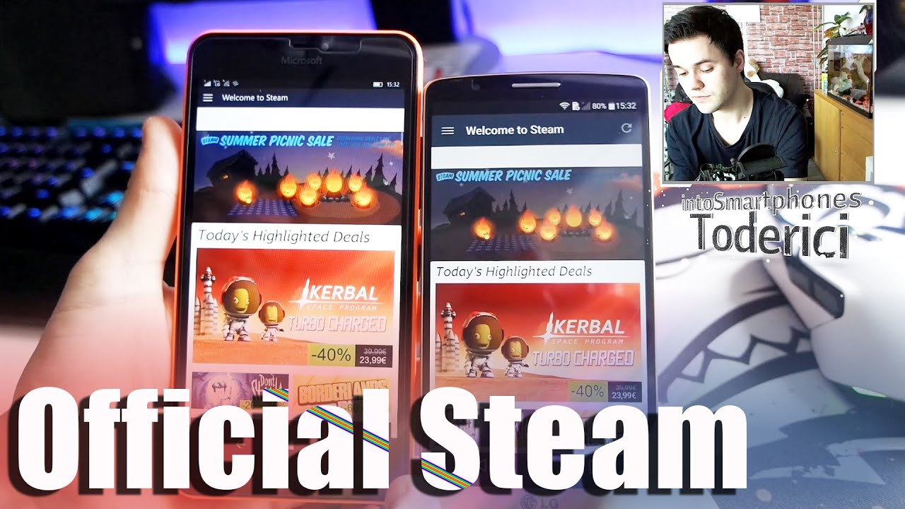 Official STEAM for Windows Phone/Windows 10 Mobile - YouTube