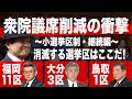 衆院議席削減の衝撃！〜小選挙区制・継続編〜消滅する選挙区はここだ!（#402）