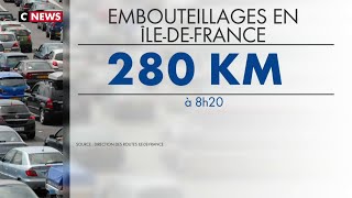 Grèves à la RATP : un trafic routier fortement perturbé ce matin à Paris screenshot 5