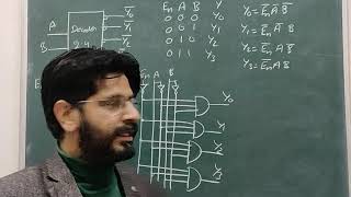 DE 37, Decoder, Realization of Full Adder using decoder, Cascading of decoders