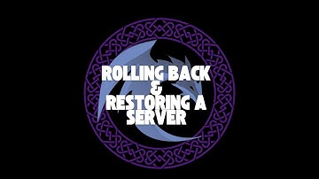 How to rollback and restore your ASA Nitrado server