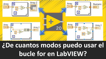 ☑️ Todos los modos posibles de usar el Bucle for en LabVIEW