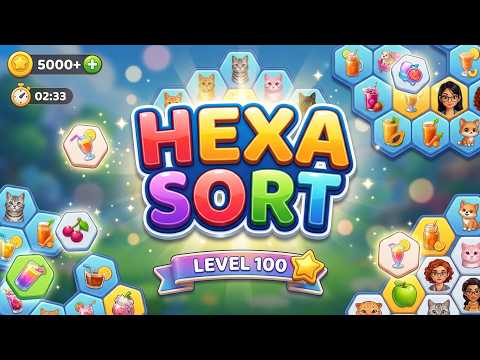 Hexa Category Sort Puzzle Game Mobile Gameplay Android