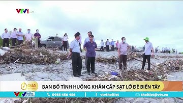 Cà Mau: Ban bố tình huống khẩn cấp sạt lở đê biển Tây