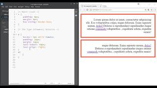 Controlling the text with CSS