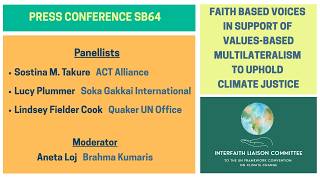 Faith-Based Voices to Uphold Climate Justice | Press Conference SB64