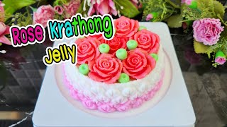 Rose Krathong Jelly Cake I How To Jelly