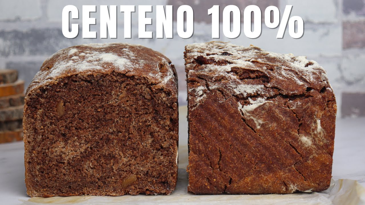 Cómo hacer un pan 100% de CENTENO | Harina MÁS SALUDABLE |