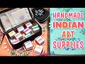 HANDMADE, from INDIA! - Testing Handcrafted Watercolors and Sketchbook - Blue Pine Arts