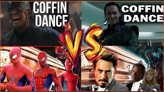 Marvel Coffin Dance Tiles Hop Mix 🎵 Iron Man & Spider Man Sync | Viral 2025 ⚡