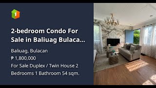 2-bedroom Condo For Sale in Baliuag Bulacan, Philippines, Investment