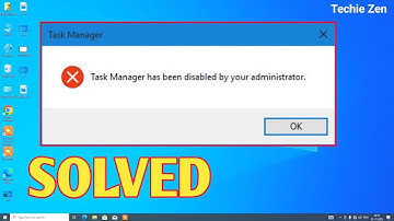 Task Manager has been disabled by your administrator.