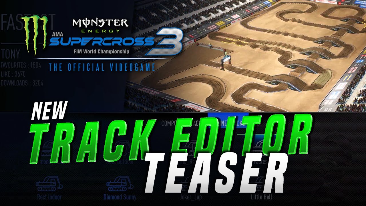 NEW Supercross 3 Track Editor Features Teaser