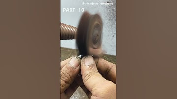 DIY Jewellery: Silver Band Ring with Flush Gemstone Setting | Ring Tutorial | Part- 10#adamjewellery