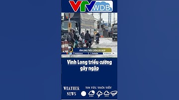 Vĩnh Long triều cường gây ngập | VTVWDB