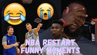 NBA Bubble Funny Moments! (Zion Williamson, Luka Doncic, LeBron James)