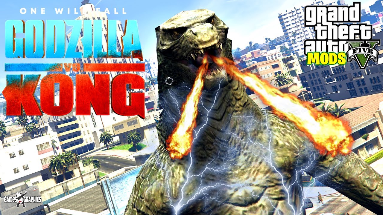 King Kong & Godzilla GTA 5 Mods are now available for download