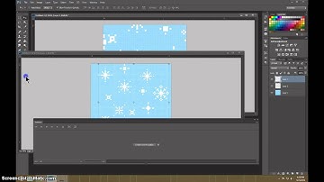 Seamless Animated Falling Snow Photoshop Tutorial