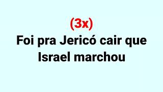 Jericó vai cair Rejane com letra