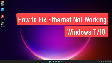How to Fix Ethernet Not Working Windows 11/10