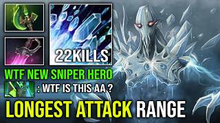NEW SNIPER HERO Longest Attack Range 1 Shot Ice Blast Khanda Parasma Ancient Apparition Dota 2