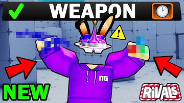 NEW WEAPON UPDATE... (Roblox Rivals News)