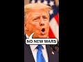 trump never said "no new wars"