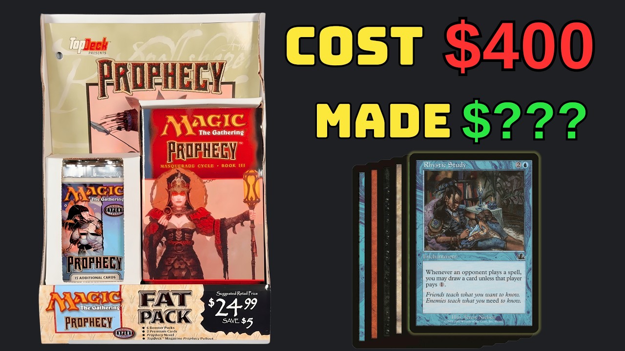 Opening a MTG Prophecy Fat Pack - YouTube