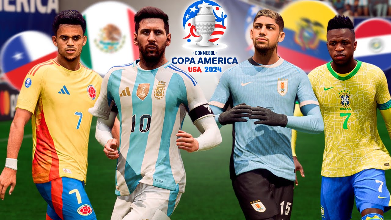 Juego la COPA AMÉRICA 2024 Con Todos Los Países que Participan | FC24