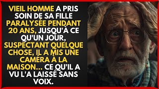 UN HOMME ÂGÉ DÉCOUVRE LE SECRET DE SA FILLE PARALYSÉE DEPUIS 20 ANS, LORSQU'IL VOIT LES CAMÉRAS...