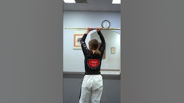Step-by-Step Bo Skills! | Easy way to learn “Behind the Back Spin” #shorts #martialarts