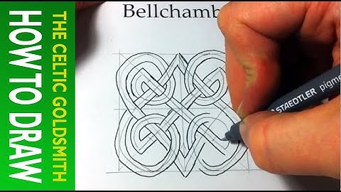 How to Draw Celtic Knots 14 - Double Heart Triskele - 2/3