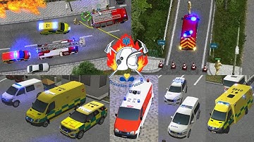 Emergency 4 BRUSSELS MOD by Team 112 Limburg | TUTORIAL | PRESENTATION of VEHICLES and MAP | SUPPORT