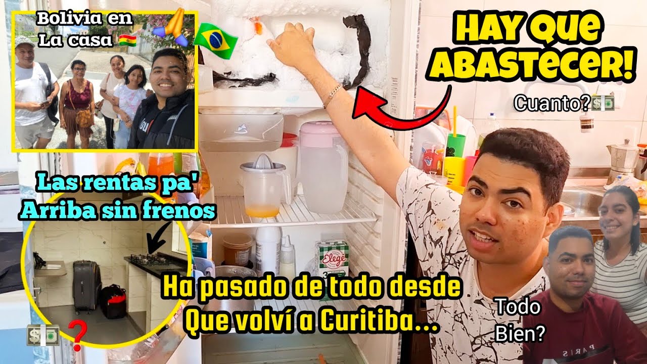 Regresé a CURITIBA y no he PARADO! 🥵. Mi Nevera da PENA, Buscando Rentas, Compras, Promociones etc..