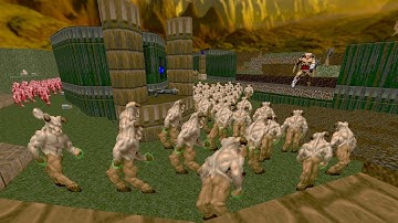 Doom II - Skirmish PvM map07: Agincourt - UV-Max with commentary