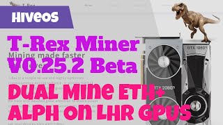 Dual Mining Ethereum & Alephium On LHR Cards With T-rex Miner Dual Mining Ethereum & Alephium On LHR Cards With T-rex Miner