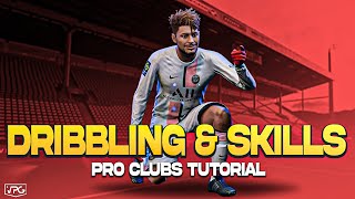 DRIBBLING AND SKILLS TUTORIAL ON FIFA 22  - 11v11 PRO CLUBS screenshot 3