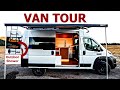 VAN TOUR | Luxurious Promaster Van Conversion with Outdoor Shower and High End Finishes