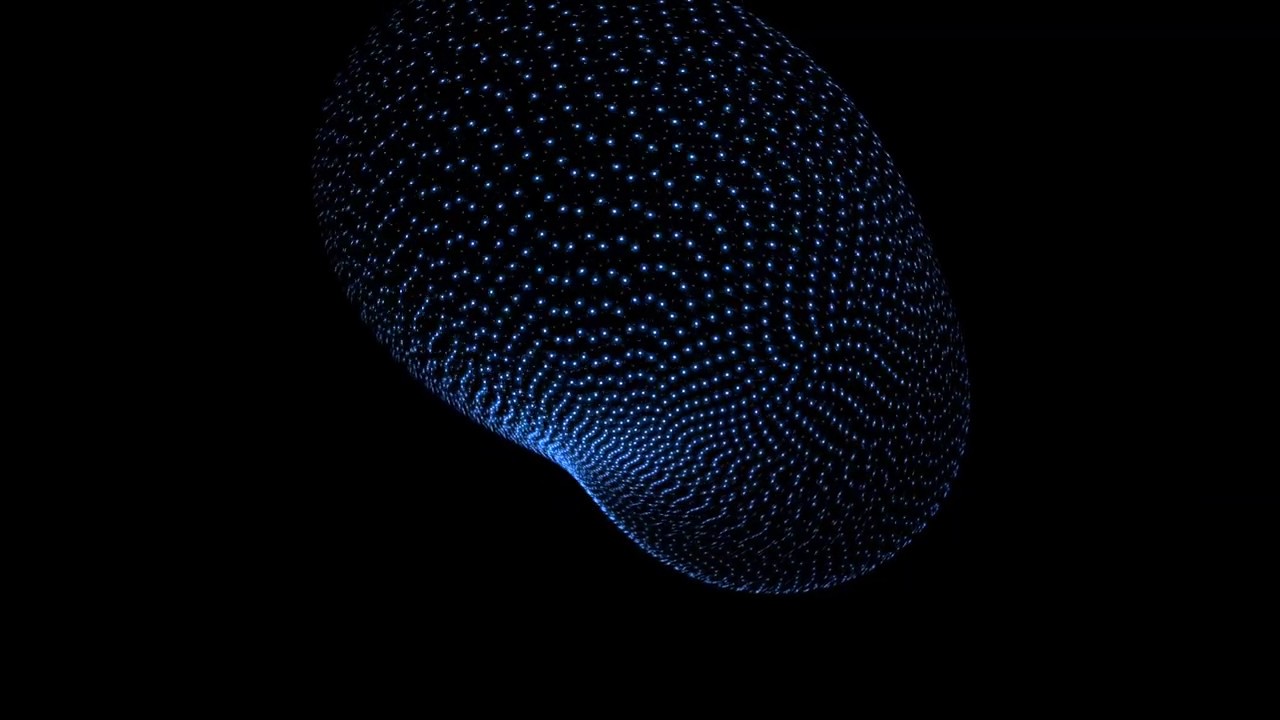 4K UHD 25fps FREE Video Background   HUD Sci Fi Organic Sphere