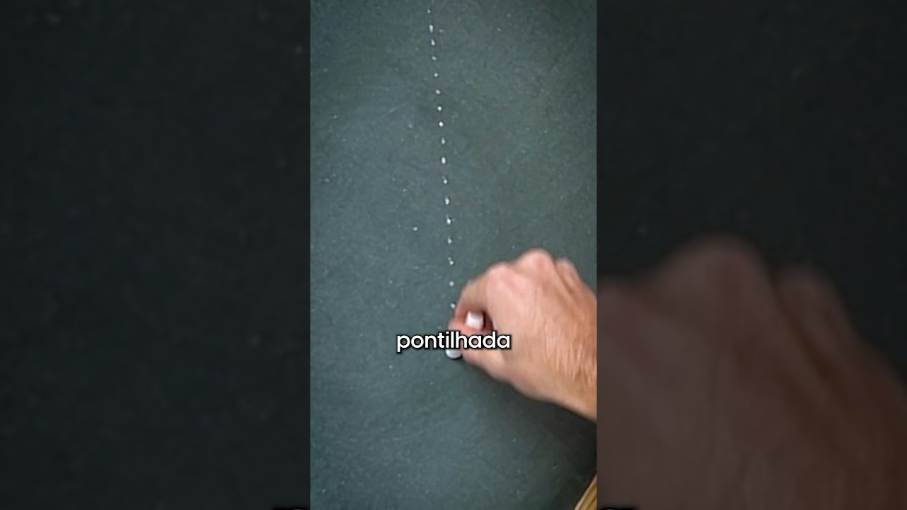 como fazer uma linha pontilhada perfeita