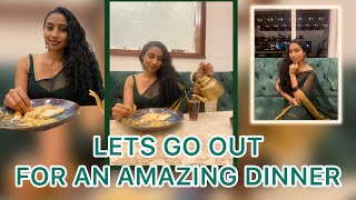 Lets Go Out For An Amazing Dinner Dinnervloganjanamohanactresssareelook