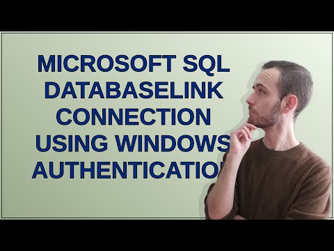 Mathematica: Microsoft SQL DatabaseLink connection using Windows Authentication