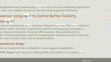 How to Show and Hide Buttons Based on User Authentication in AngularJS