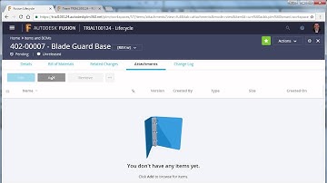 Fusion Lifecycle: Attaching Files to Items