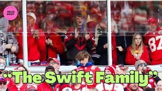 Taylor Swift JOINED by FAMILY members to watch & CHEER for Travis Kelce vs Buffalo Bills