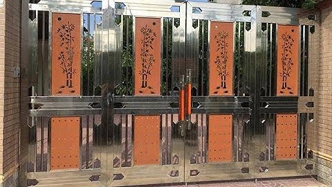 XEM NGAY MẪU CỔNG INOX 4 CÁNH ĐẸP ĐÓNG MỞ TỰ ĐỘNG