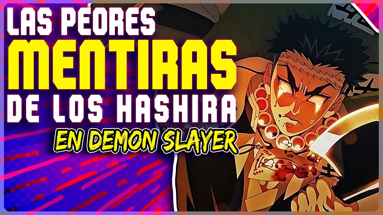 DEMON SLAYER: ¡Las GRANDES MENTIRAS sobre LOS PILARES en KIMETSU NO YAIBA! 👹