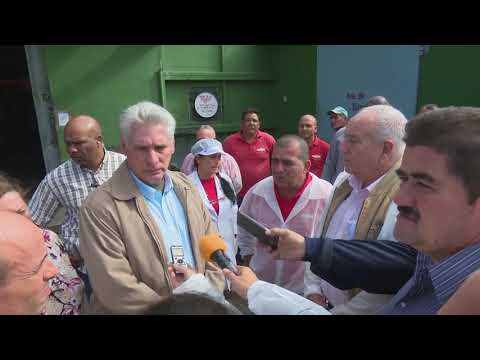 Recorre presidente cubano