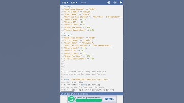 Machine Problem 2.3 Payroll Multi Dimensional Array